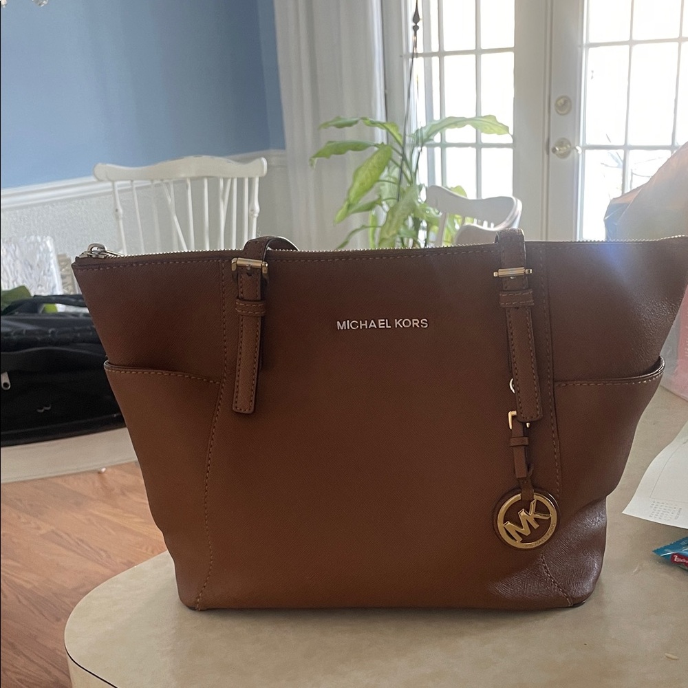 Michael Kors Tan Leather Tote